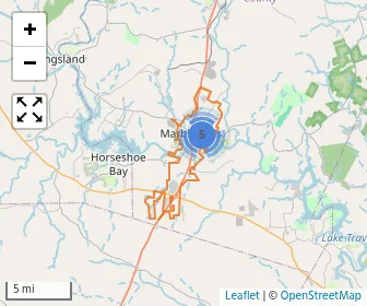 Area schools map